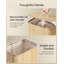 Bamboo and Steel Laundry Hamper-365520159