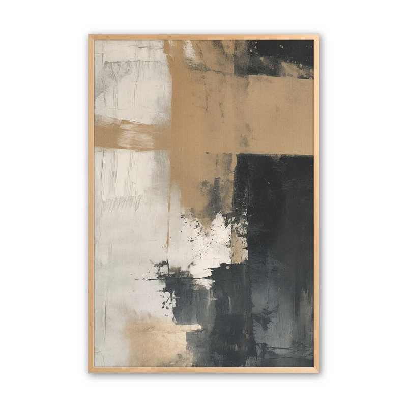 Melancholic Hues Dance I, 21" H x 17" W, Raw Maple Single Picture Framed