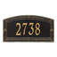 Hamilton Personalized Standard 1-Line Wall Address Plaque-1293694903-1293694904