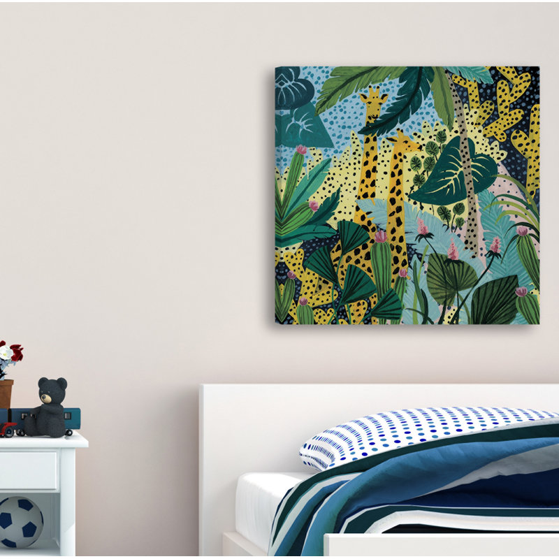 « tachetéing jungle », impression sur toile, H 12 po x l 12 po x P 1,5 po