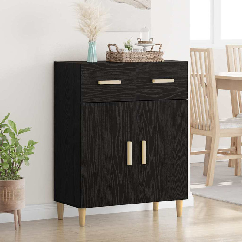 69.5cm Sideboard, Black Oak
