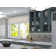 Saga 1" Glass and Marble Brick Joint Mosaic Wall Tile