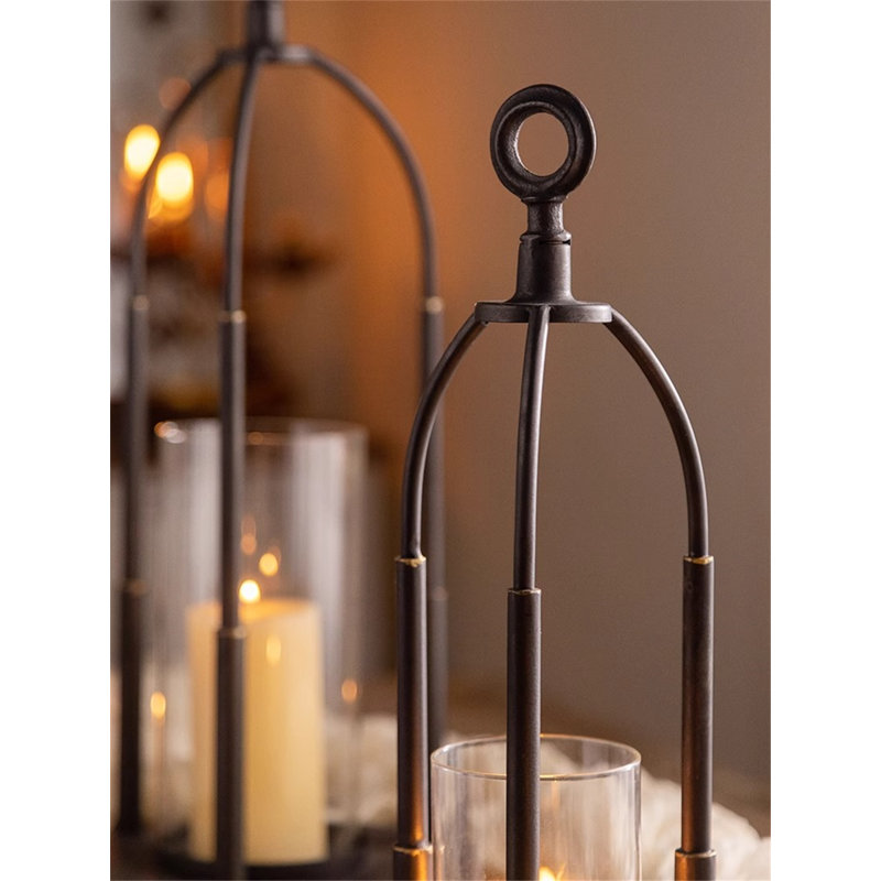 Porte-bougie Vintage Art, H 17,91 po x l 6,3 po x P 6,3 po