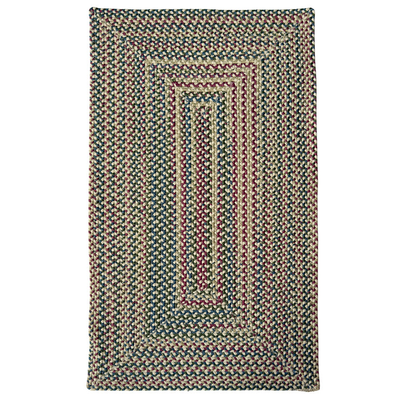 Tapis d'intérieur réversible tressé Maplewood, Crème multicolore, Rectangulaire 3 pi x 5 pi