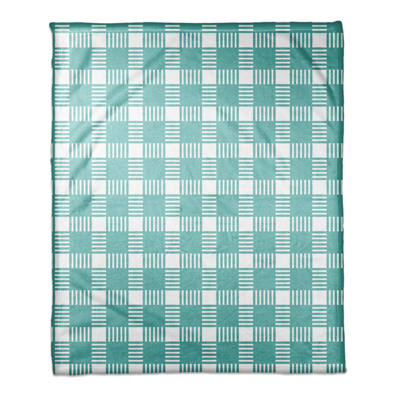Jeté écossais , Bleu
