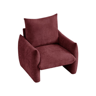 Fauteuil d'appoint rembourré Modern Chenille