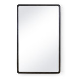 Knox Flat Leather Wall Mirror