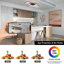 Plafonnier encastré 3 lumières DEL Arlyn-1297009618-1211719680