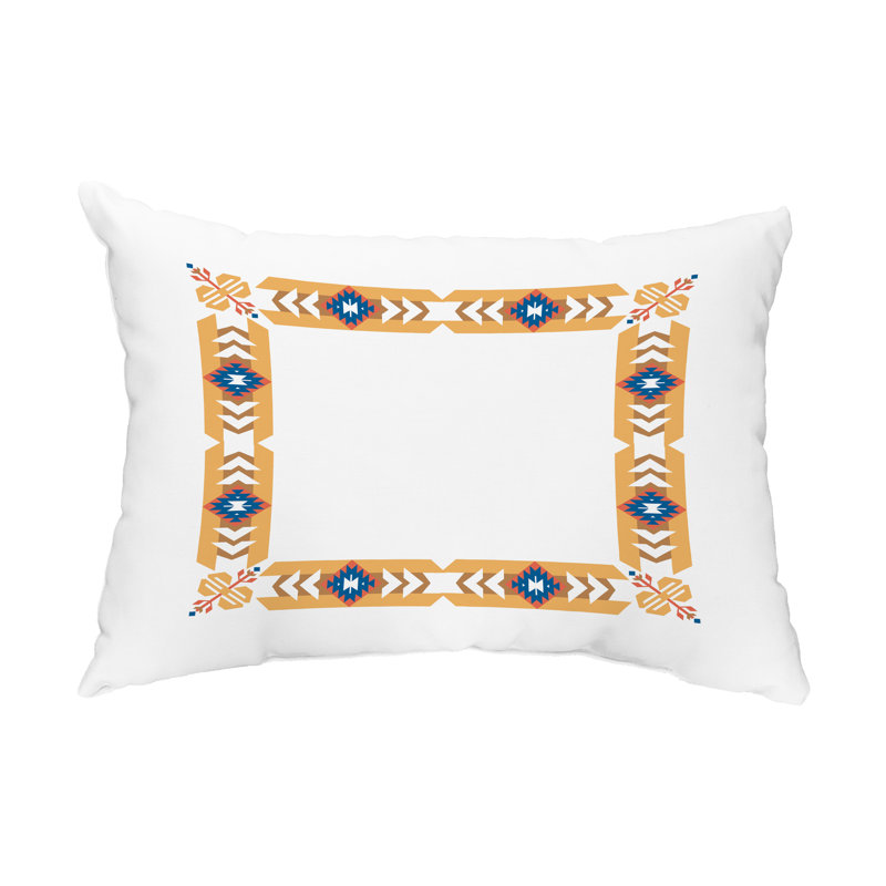 Housse et insert de coussin d'extérieur rectangulaire Jodhpur, Doré