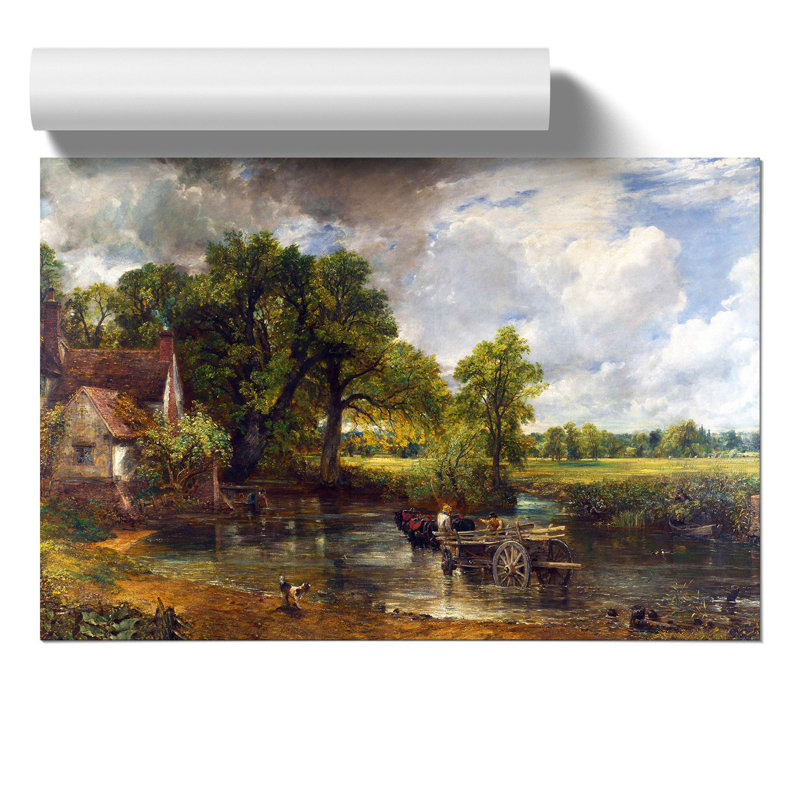 The Hay Wain by John Constable - Frameless Print, 30cm H x 42cm W x 0.1cm D