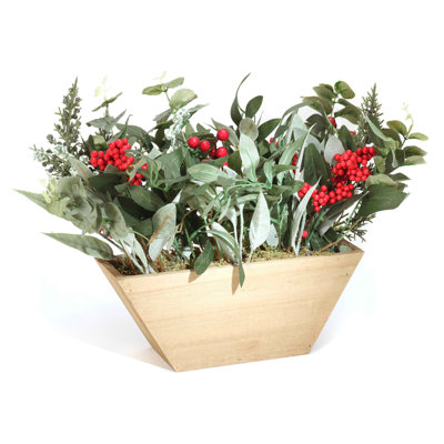 Arrangement 22 po Eucalyptus et baies de Noël