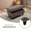 Repose-pieds lin avec rangement-98306000