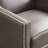 Holsworthy Faux Leather Armchair-585214297