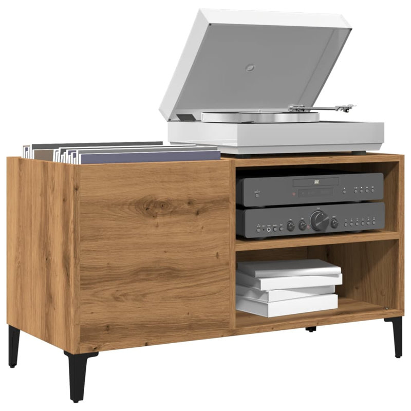 Sahithi 48cm H Media Shelves, Artisan Oak