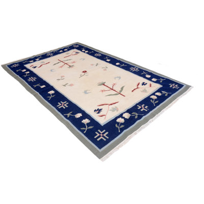 Burke Geometric Hand Woven 175cm X 265cm Area Rug