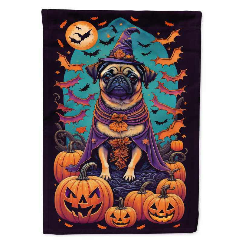 Drapeau de jardin en polyester double face Jakameron, 40 po x 28 po