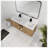 Aubrelle 47.6 " W Free Standing Wall Mounted 2 Double Vanity Bathroom Vanity With Ceramic Top