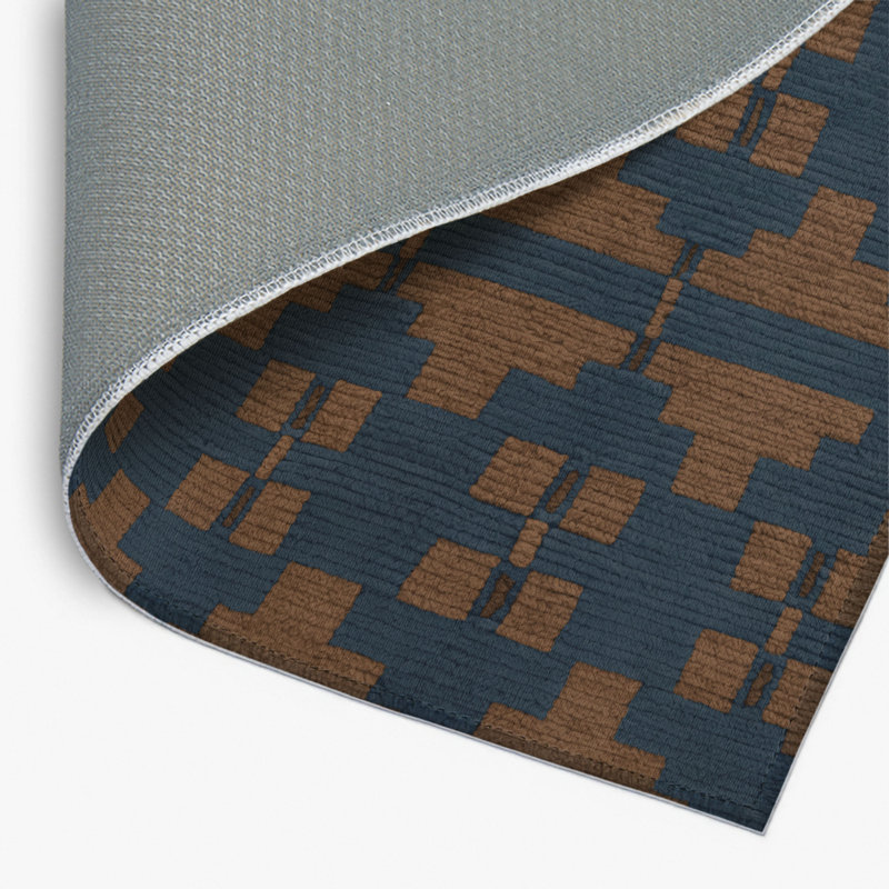 Tapis gris intérieur et extérieur Trellis, Rectangulaire 2 pi x 3 pi