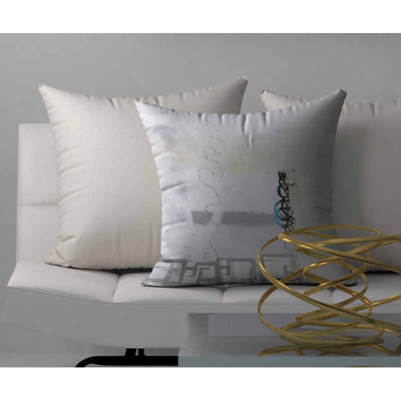 Housse d’oreiller carrée en savoir-faire confidence, 24 po x 24 po