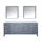 Jacques 84 in. W x 22 in. D Double Bath Vanity, and 34 in. Mirrors-37292517-112957818