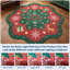 Round Geometric Washable Area Rug-2041538435