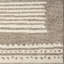 Tapis tribal à motif géométrique brun-87093321