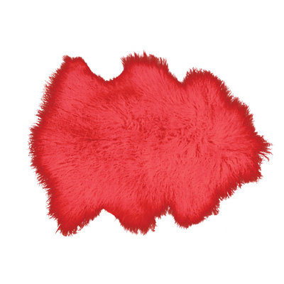 Tapis de zone rouge fait main Chevalier
