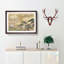 Cranes Beside a Lake by Hashimoto Gaho - Picture Frame Painting Print-55621159-55621160