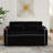55.51 inch versatile foldable sofa bed in 3 lengths, modern sofa sofa sofa velvet pull-out bed, adjustable back and with USB port and ashtray and swivel phone stand (Grey)-182443522