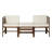 Acacia Patio Sofa with Cushions and Ottoman-977936987-1000791902
