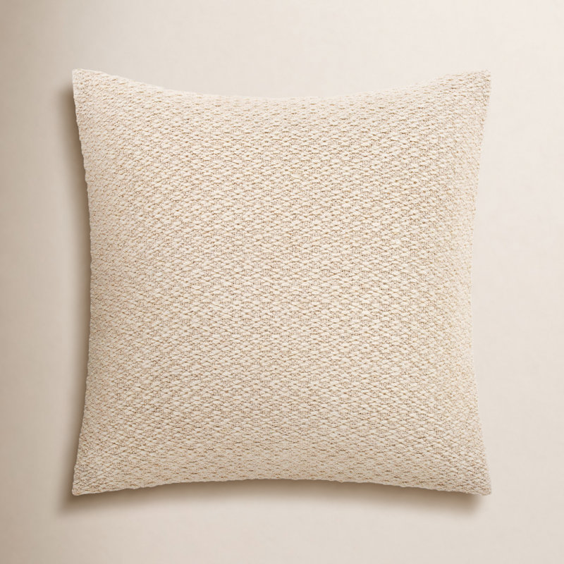 Coussin décoratif en laine Hemlen, Duvet