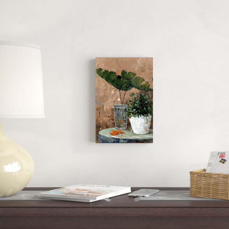 Nature morte, peinture, H 12 po x l 8 po