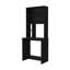 Range-chaussures, miroir, cinq tablettes intérieures, armoire à une porte-112260725