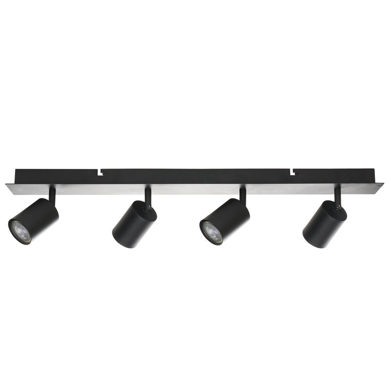 Masboro 4cm 4 -Light Track Kit, Black