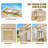 6.7'W x 7.5'D x 7.7’H Wooden Polycarbonate Greenhouse