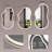 Irregular Aluminum Framed Anti-Fog 3-Colors Dimmable LED Light Wall Bathroom Vanity Mirror with Memory-64454621-64454620