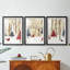 Christmas Holiday Art CDVII - Impression encadrée sur mesure de qualité supérieure - 3 pièces-1581571606-1581571607