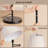 63" Traditional Adjustable Swing Arm Floor Lamp for Living Room, Bedroom
