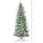 White Frosted 9' Pre-Lit Spruce Christmas Tree