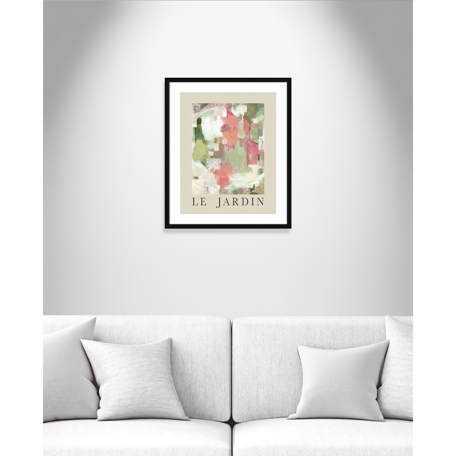 Botanical Poster Collection " Le Jardin " by Carol Robinson, Black Single Picture Frame, Yes, 25.5" H x 21.5" W x 1.25" D