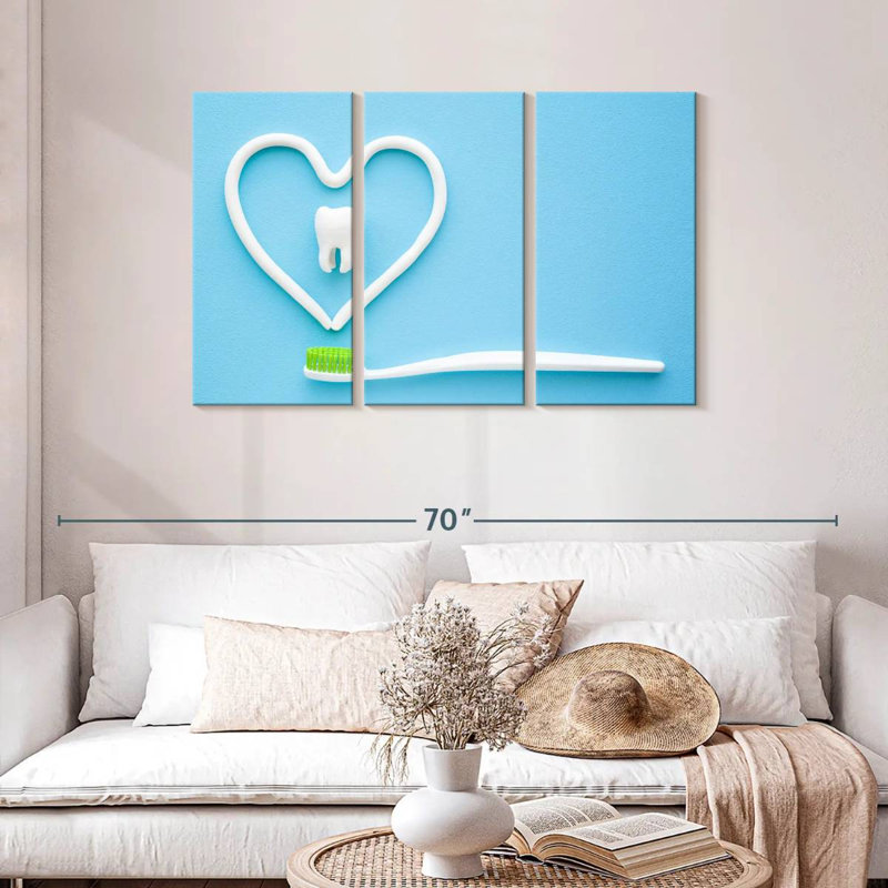 Alcaraz Love Your Teeth, 28" H x 45" W