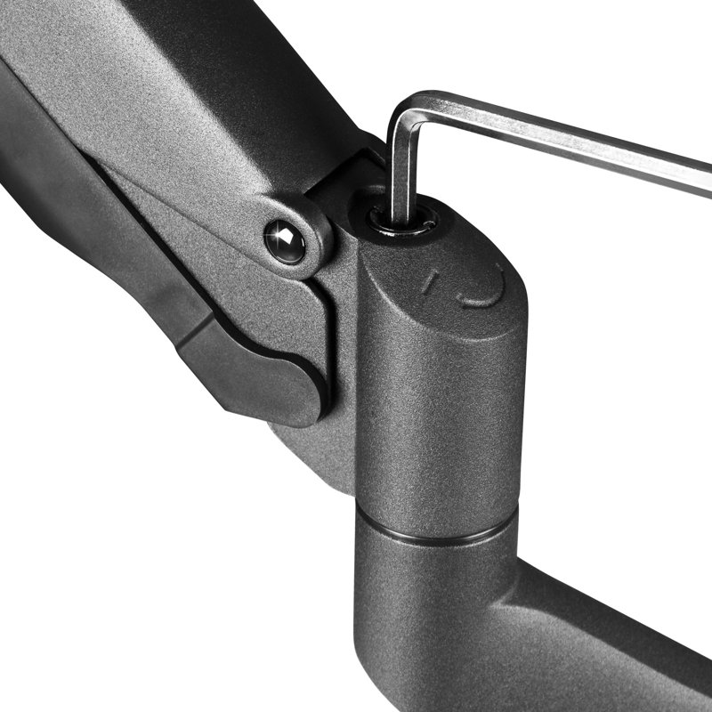 ONKRON Single Screen Desktop Mount, Black