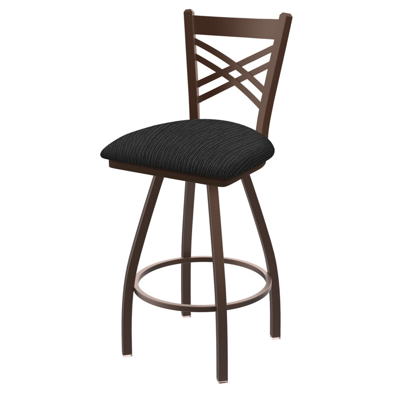 XL 820 Catalina Stool, Bronze, Fabric-Graph Coal, Bar Stool (36” Seat Height)