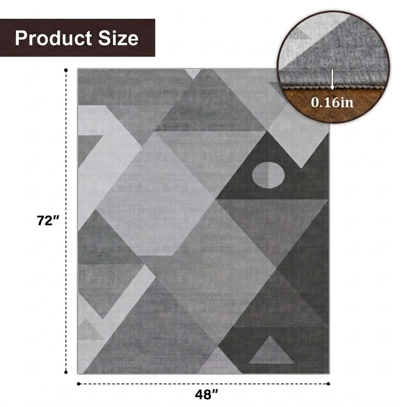 Protecteur de plancher de tapis de chaise et rehausseur de style pour les espaces de bureau à domicile ou de salle à manger