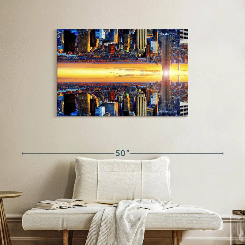 Sirci NYC Double Face, H 26 po x l 39 po