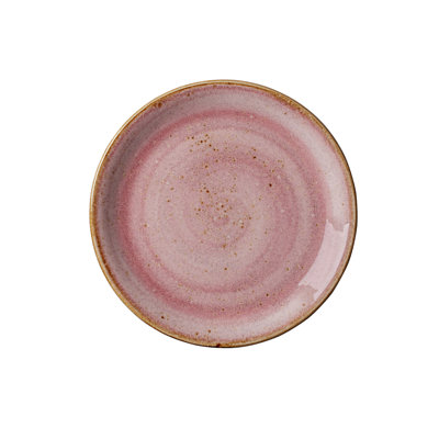 Assiette en forme de pomme craquelée