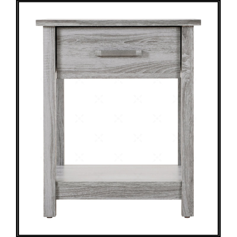 Table de chevet Salem, Gris