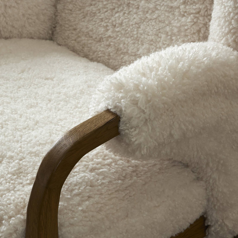 Sedoni Chair, White Teddy