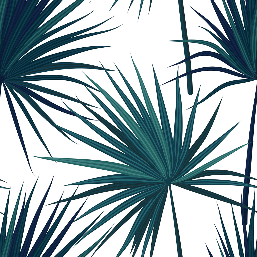 Leinwandbild Tropical Background von Msmoloko