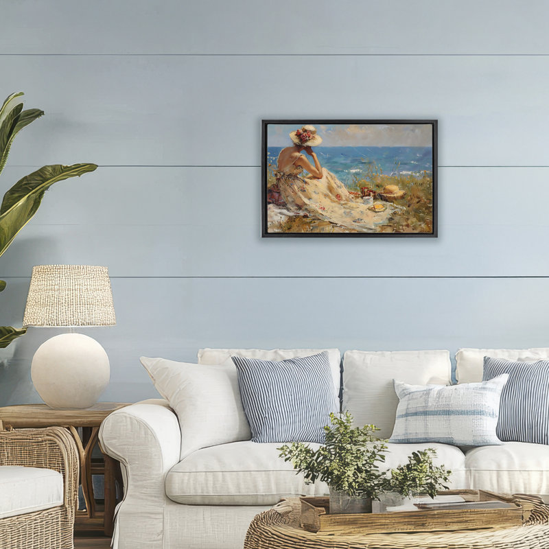 Cadre flottant Prise de vue, design par LSR Creative Studio, Cadre flottant noir de jais, H 17 po x l 25 po